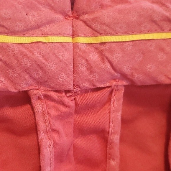 J. MCLAUGHLIN PINK LIGHT RED COTTON SHORTS MEN'S SIZE 42 FLAT FRONT PREPPY - Picture 5 of 8